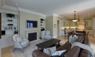 Family Room - Country homes for sale and luxury real estate including horse farms and property in the Caledon and King City areas near Toronto