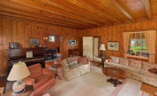 Living Room Fireplace - Country homes for sale and luxury real estate including horse farms and property in the Caledon and King City areas near Toronto