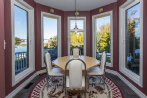 Breakfast Room with Western Views - Country homes for sale and luxury real estate including horse farms and property in the Caledon and King City areas near Toronto