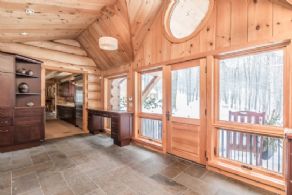 Mudroom with Heated Slate Floors - Country homes for sale and luxury real estate including horse farms and property in the Caledon and King City areas near Toronto