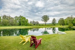 Pond - Country homes for sale and luxury real estate including horse farms and property in the Caledon and King City areas near Toronto