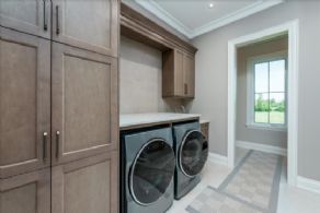 Main Floor Laundry - Country homes for sale and luxury real estate including horse farms and property in the Caledon and King City areas near Toronto