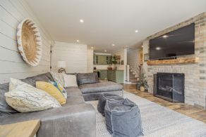 TV room with kitchenette - Country homes for sale and luxury real estate including horse farms and property in the Caledon and King City areas near Toronto