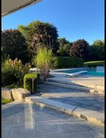 Pool Surrounded by Lush Landscaping - Country homes for sale and luxury real estate including horse farms and property in the Caledon and King City areas near Toronto