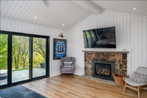 Guest House Great Room with Vaulted Ceilings - Country homes for sale and luxury real estate including horse farms and property in the Caledon and King City areas near Toronto