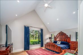 Primary Main Floor Bedroom - Country homes for sale and luxury real estate including horse farms and property in the Caledon and King City areas near Toronto