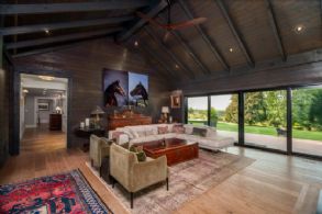 Family Room - Country homes for sale and luxury real estate including horse farms and property in the Caledon and King City areas near Toronto