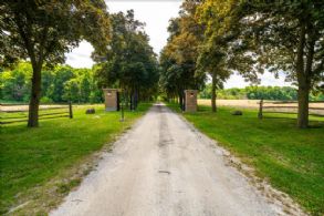 Gated Entrance - Country homes for sale and luxury real estate including horse farms and property in the Caledon and King City areas near Toronto
