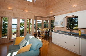 Guest Cottage - Living Room - Country homes for sale and luxury real estate including horse farms and property in the Caledon and King City areas near Toronto
